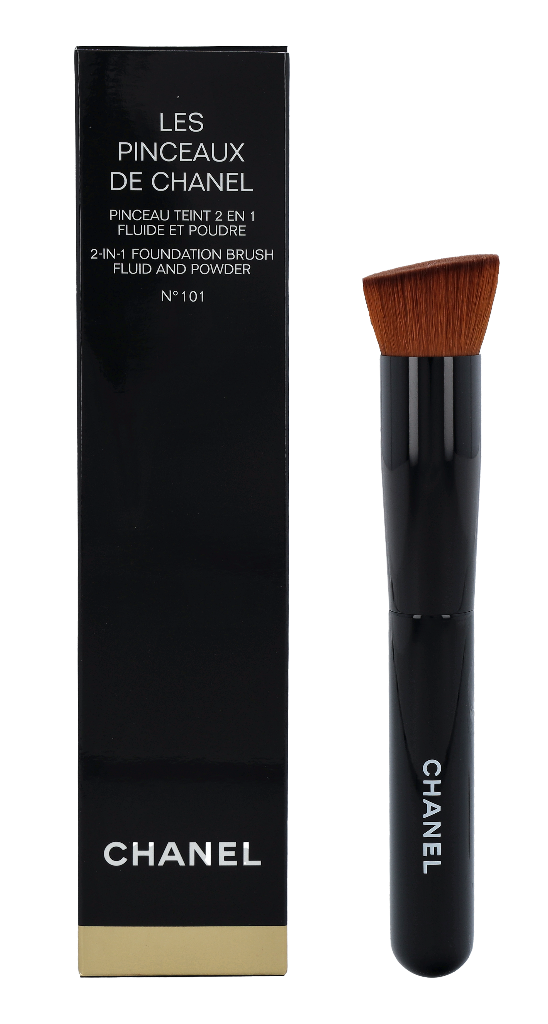 Chanel Fluid And Powder Foundation Brush  - Pinceau Teint 2 En 1 - Fluide Et Poudre N°101 Fluid And Powder Foundation Brush