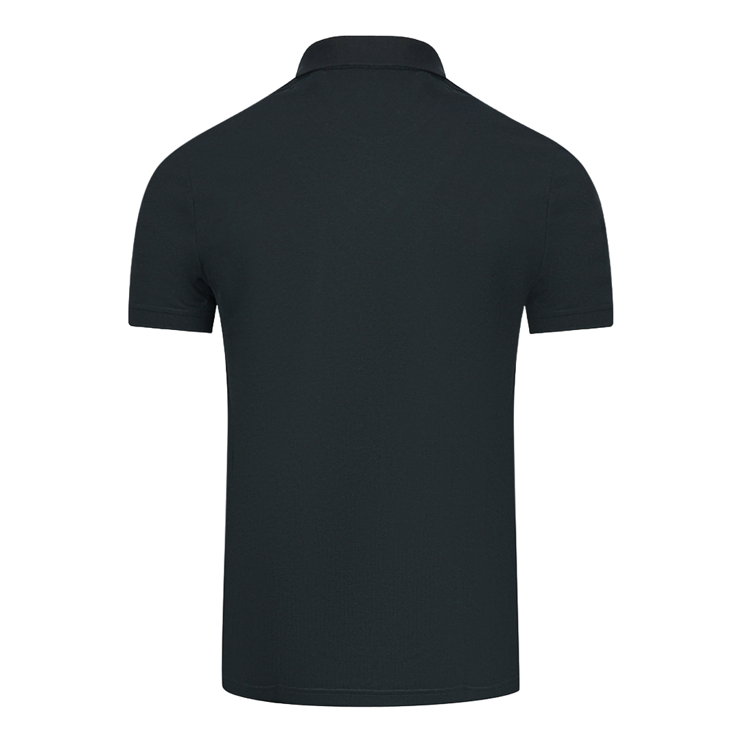 Lyle & Scott True Black Kortärmad Polotröja herr – bild 2
