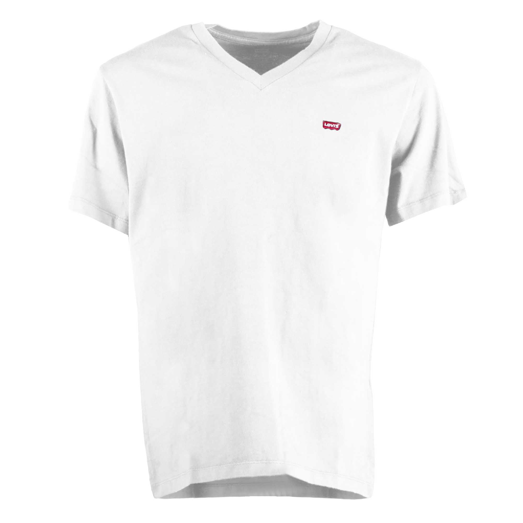 Thumbnail - Levi's Original HM V-Ausschnitt Weißes T-Shirt