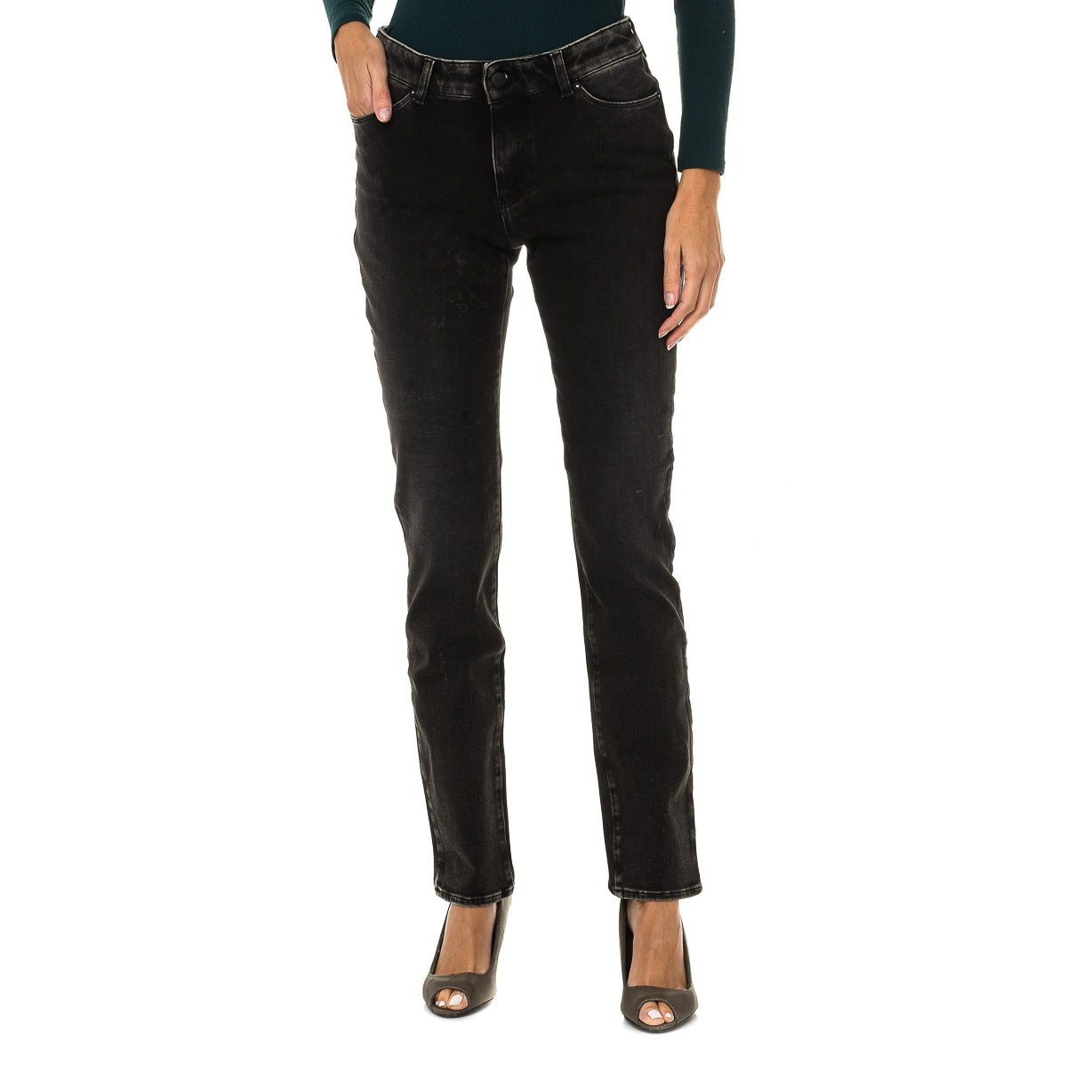 Langeffekt-Jeanshosen 6Y5J18-5D26Z für Damen