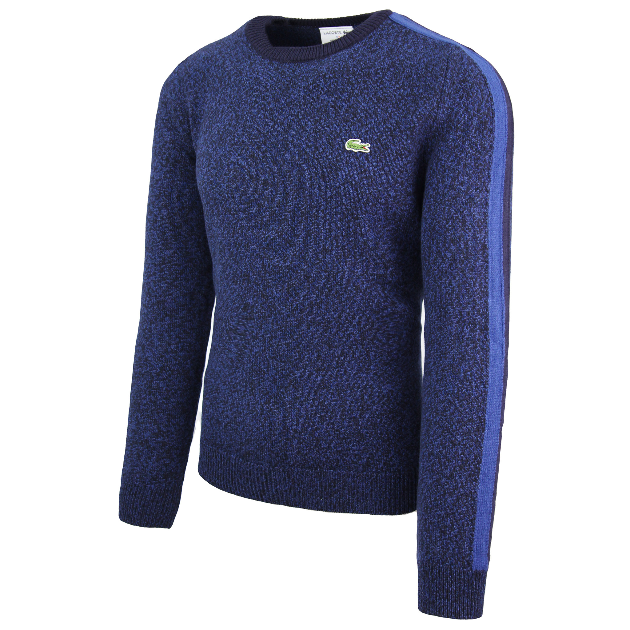 LACOSTE Wool Mens Navy Sweater stickade tröjor herr – bild 2