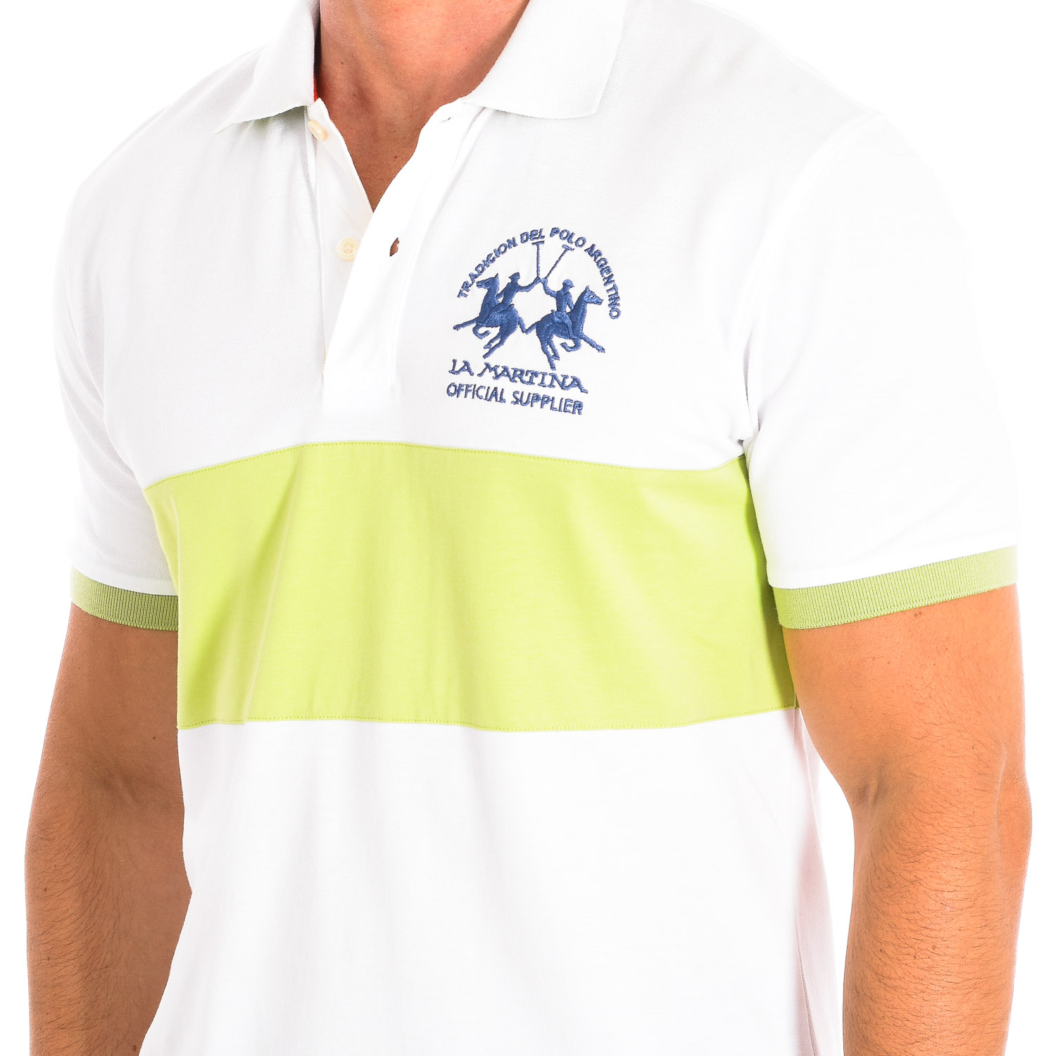 LA MARTINA Kortärmad Polo TMP610-PK097 man pikéer herr – bild 2