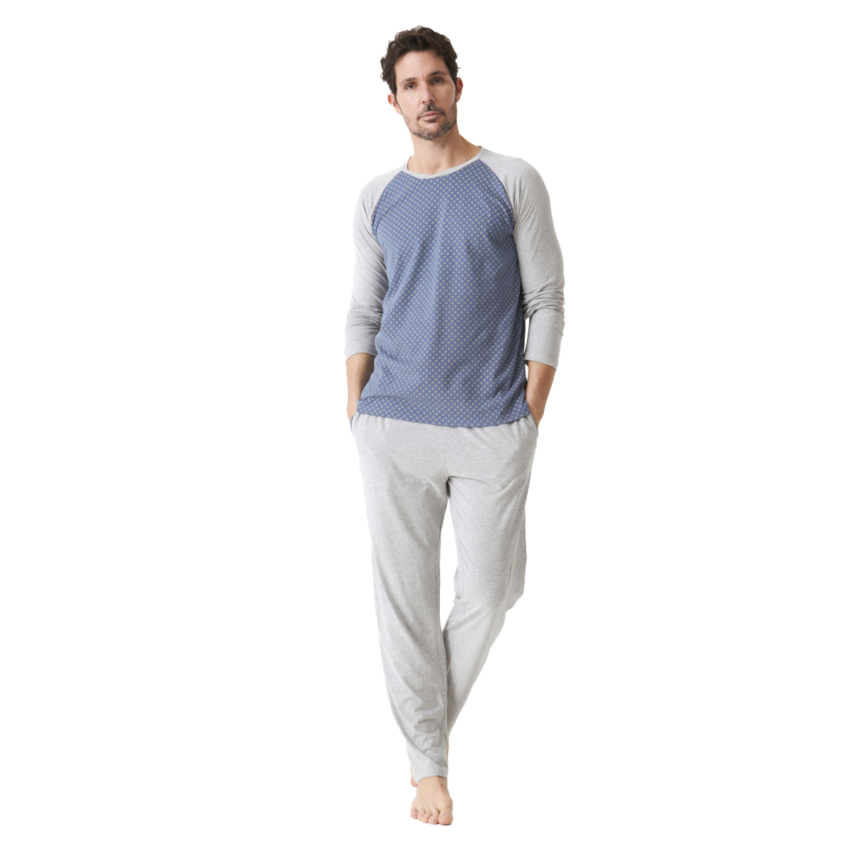 Heren Lange Mouw Pyjama's JJBDP5200