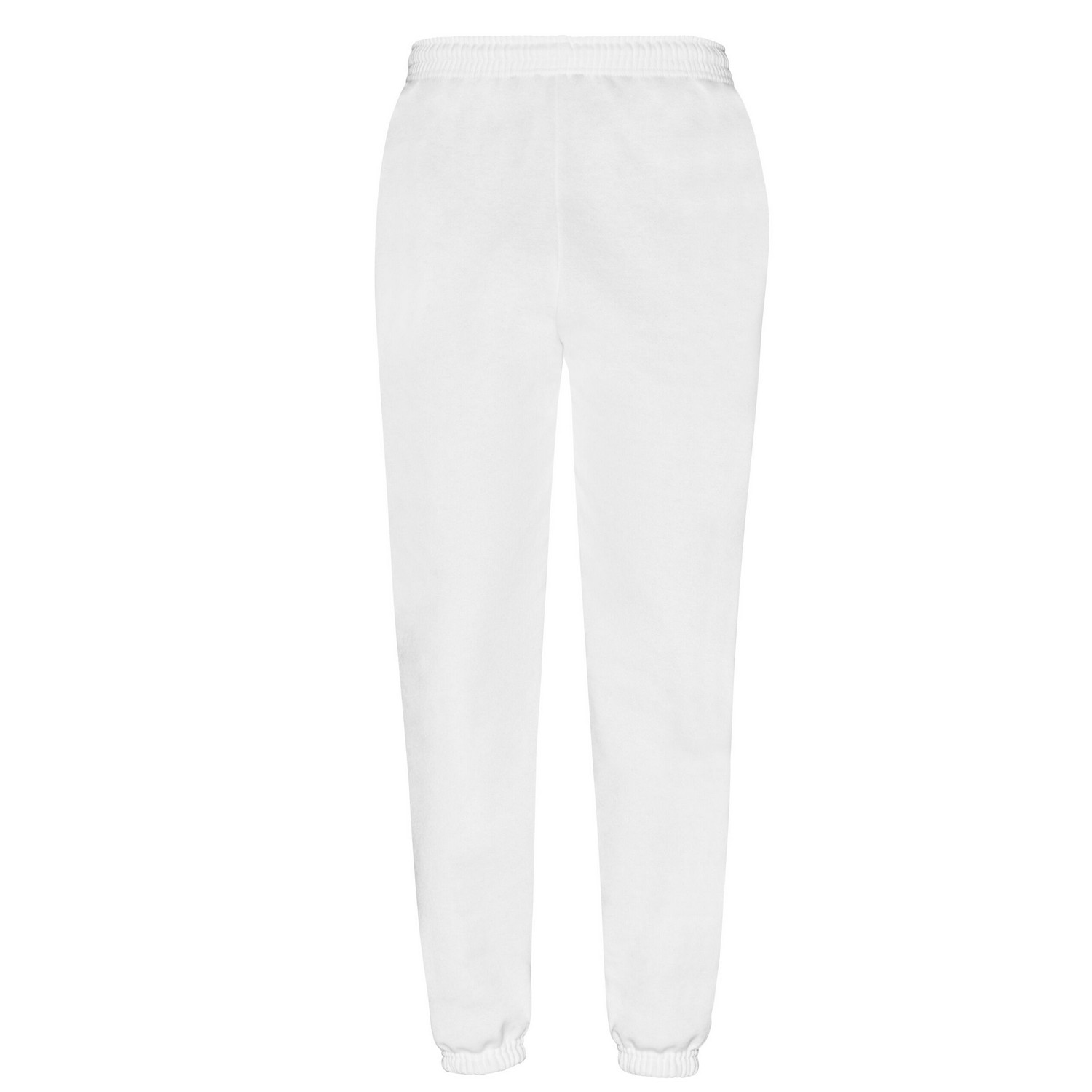 Fruit Of The Loom Joggingbyxor med elastisk mudd för herrar Classic (Vit)