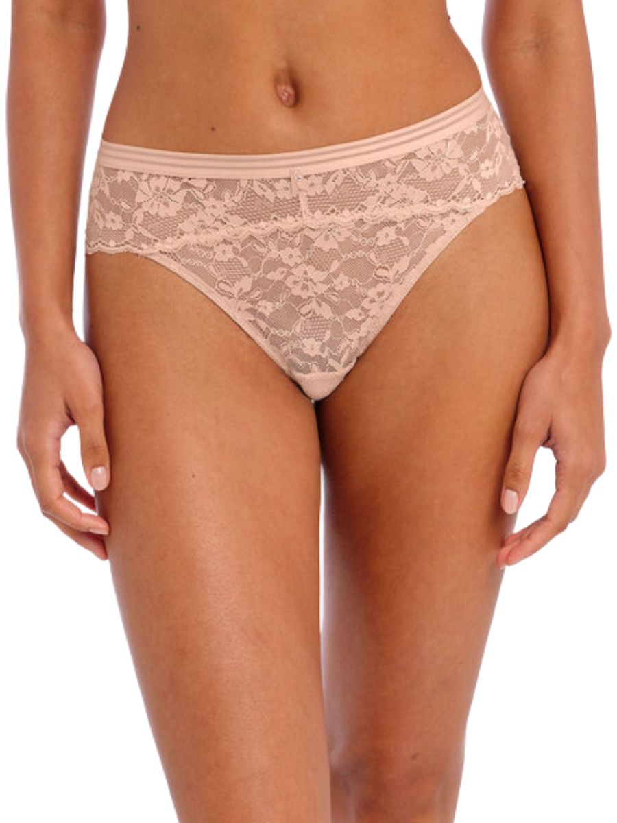Freya Womens Offbeat Brief - Beige Polyamide - Size Medium