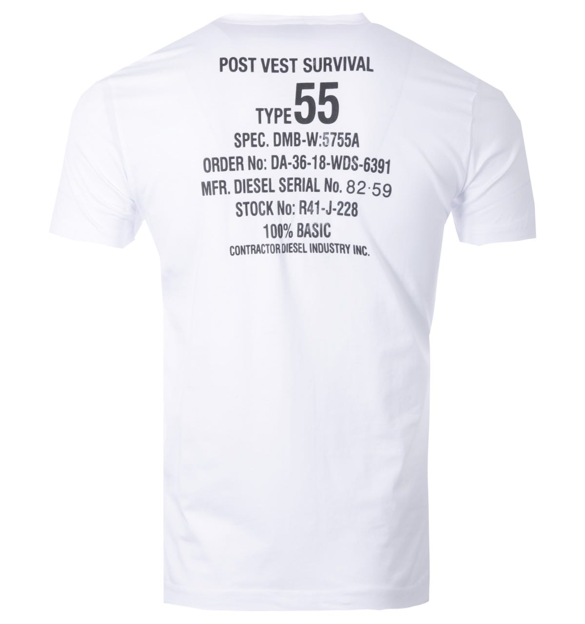 Diesel A06498-80GRAI men's short sleeve t-shirt – bild 2