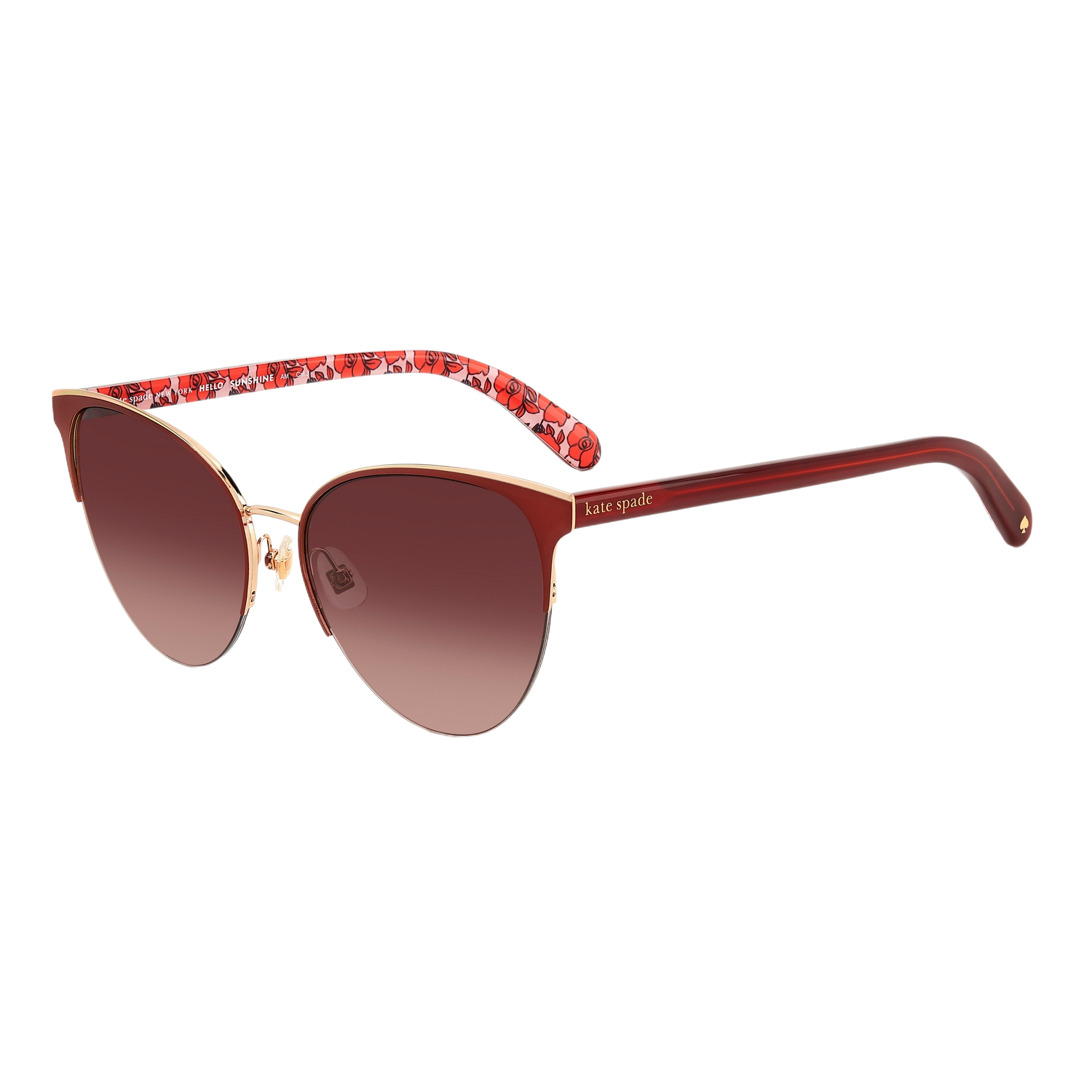 Kate Spade Damen-Sonnenbrillen 57/17/140 Mm Metall