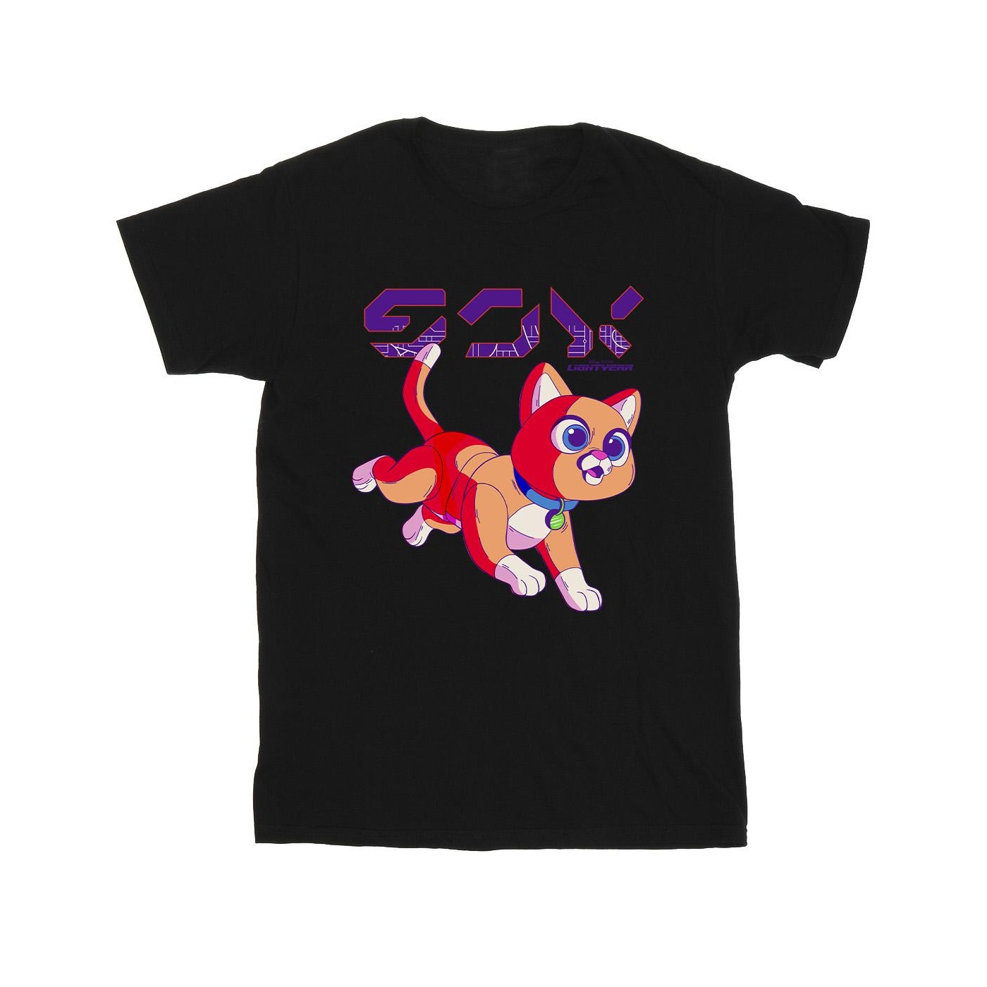 Disney - "Lightyear Sox Digital Cute" T-Shirt für Jungen (Schwarz)