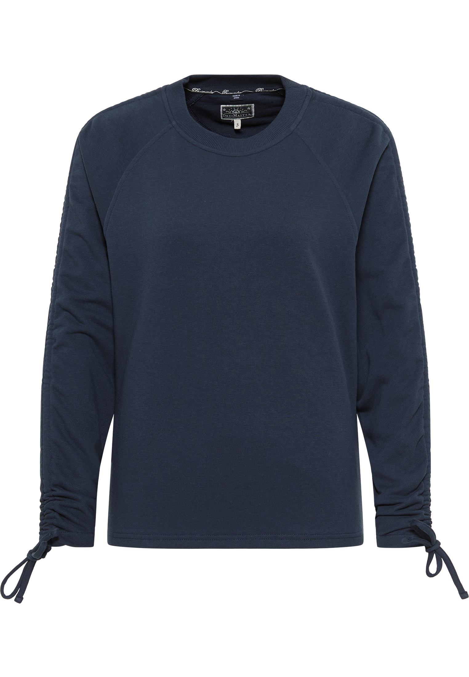 Thumbnail - Dreimaster Sweatshirt mit Rundhals Damen Dunkelmarine