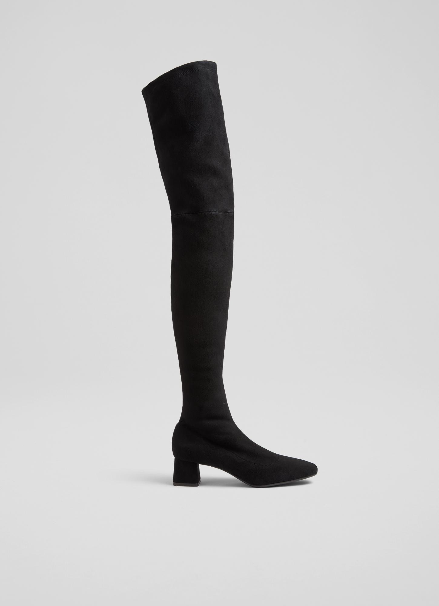 LK Bennett Womens Daniela Knee Boots, Black – Size UK 7