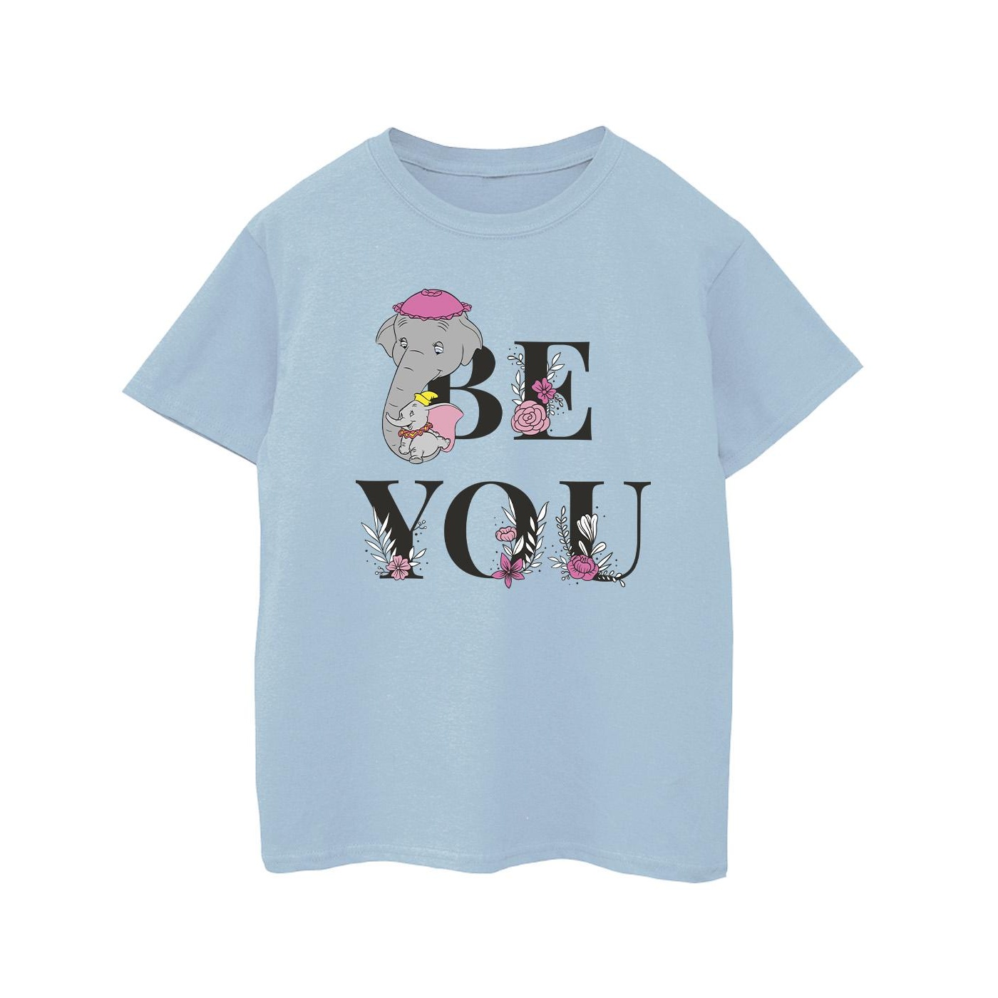 Thumbnail - Disney - "Dumbo Be You" T-Shirt für Mädchen (Babyblau)