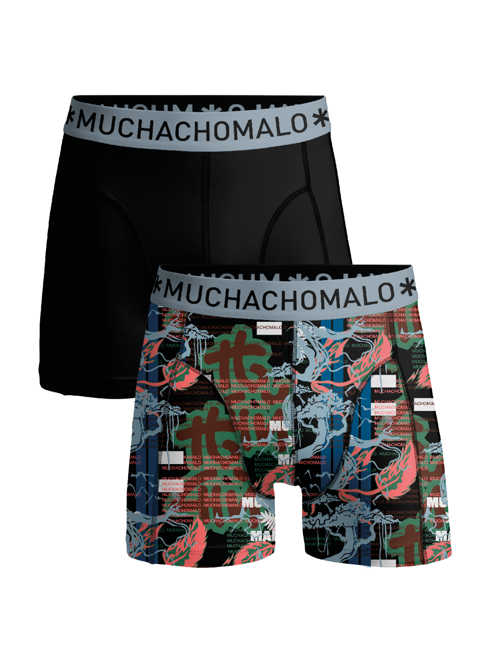 Thumbnail - Muchachomalo Herren Boxershorts – 2 Stück – Herren Unterhosen
