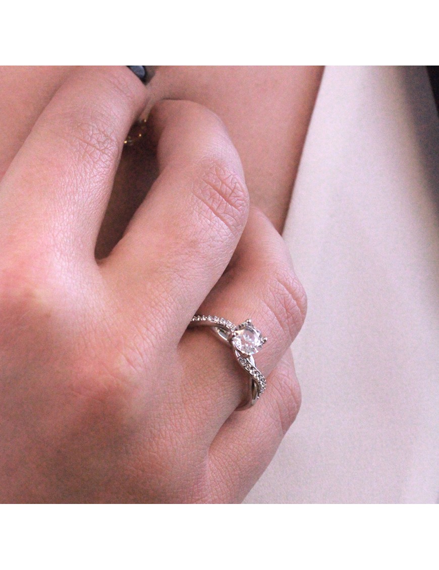 MYC Paris Eleanor Ring Silver och kristall dam – bild 2