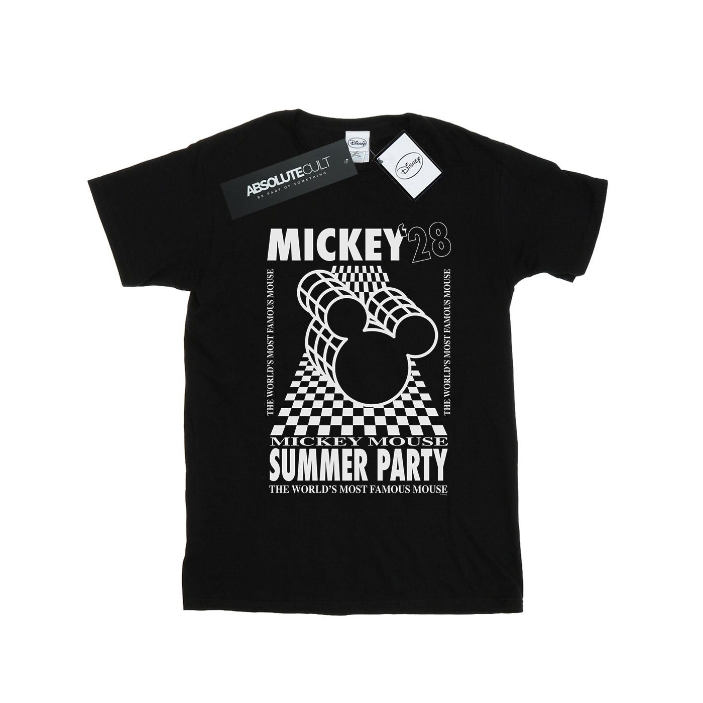 Disney - "Mickey Mouse Summer Party" T-Shirt für Jungen (Schwarz)