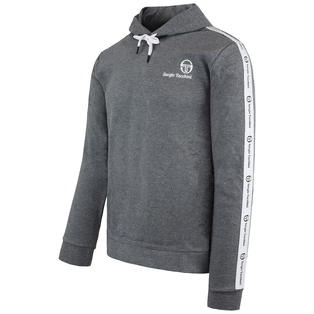 Sergio Tacchini Devok Taped Grå Jumper Herr tröjor – bild 2
