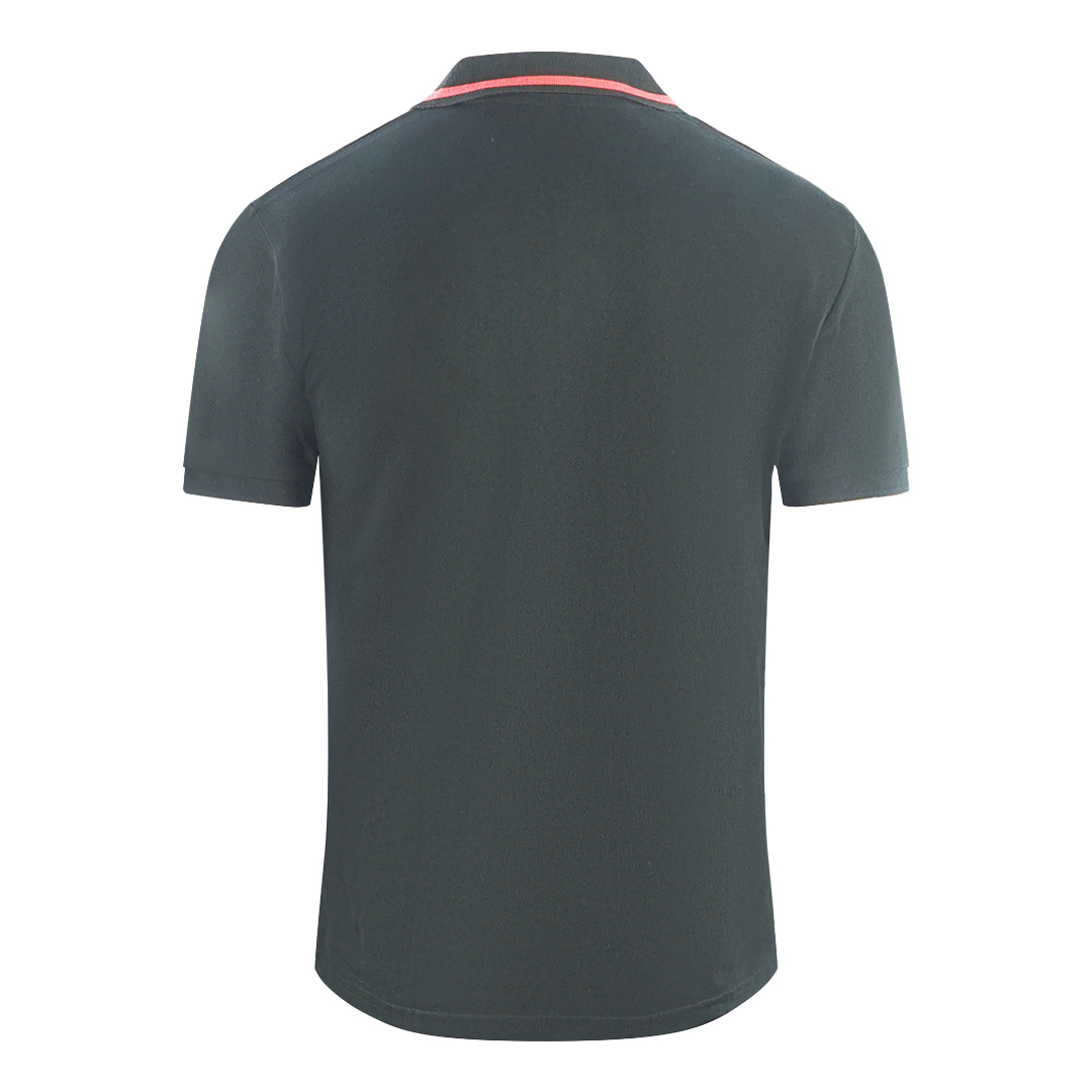 Cavalli Class Cirkulärt Orm-logotyp Svart Polo Skjorta herr – bild 2