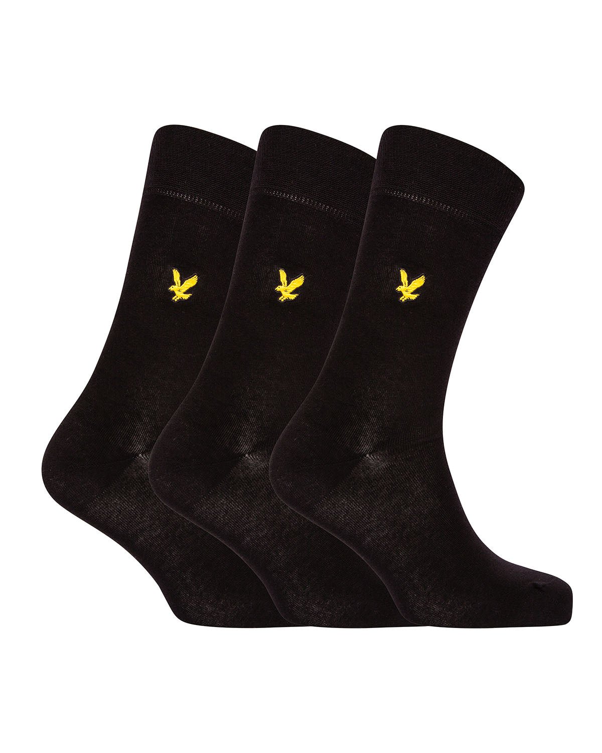 Lyle & Scott unisex 3P sokken angus zwart