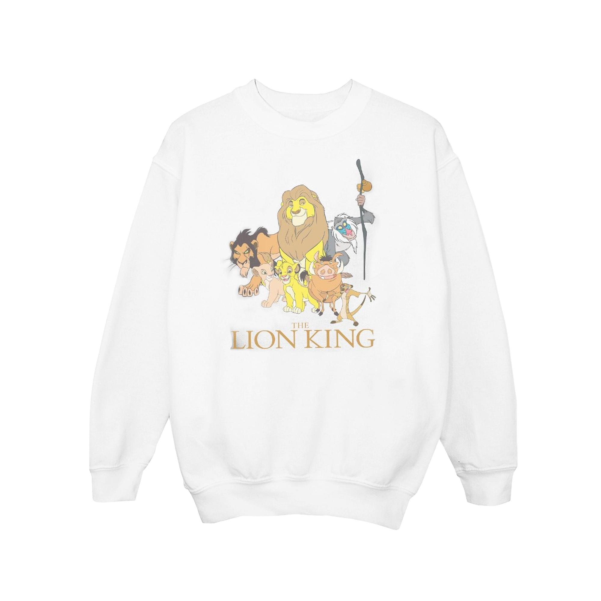 Thumbnail - Disney - "The Lion King Group" Sweatshirt für Mädchen (Weiß)