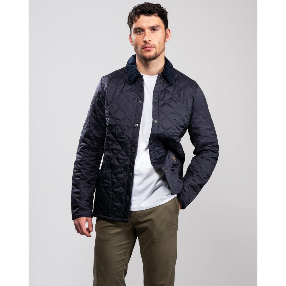 Barbour Heritage Liddesdale Quilted Mens Jacket - Navy - Size 2XL