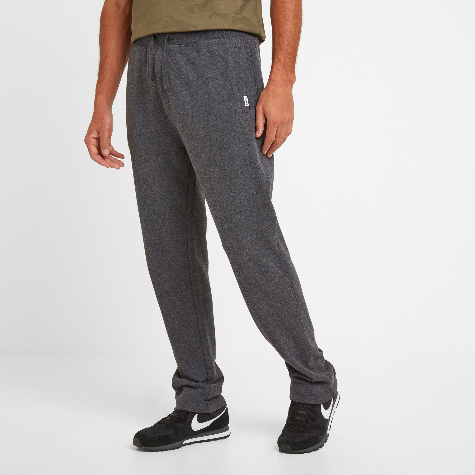 TOG24 Bradley Mens Sweat Pant Dark Grey Marl Cotton - Size 4XL