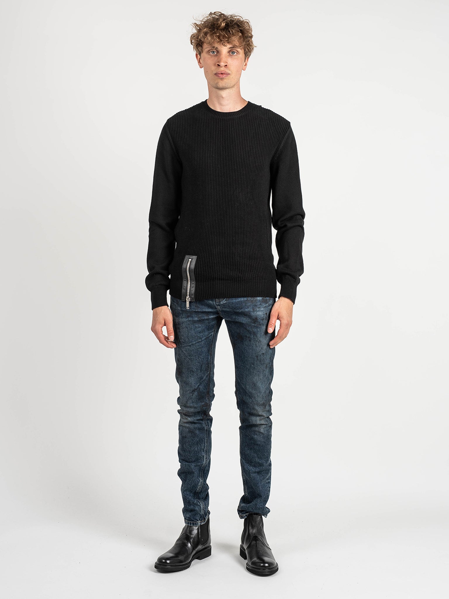 Les hommes Pullover Herr stickade tröjor – bild 2