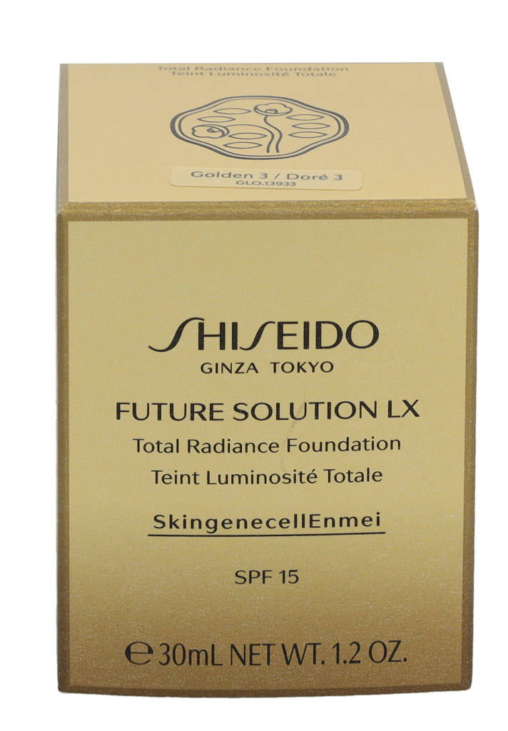 Shiseido Future Solution LX Total Radiance Foundation SPF15 3 Rose 1 oz dam – bild 4