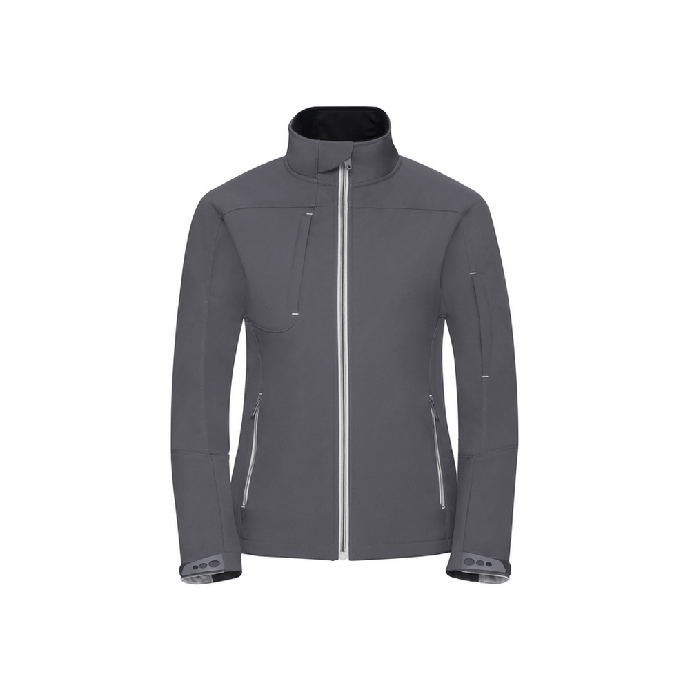 Russell Bionic Soft Shell-jacka för damer/kvinnor (Järngrå)