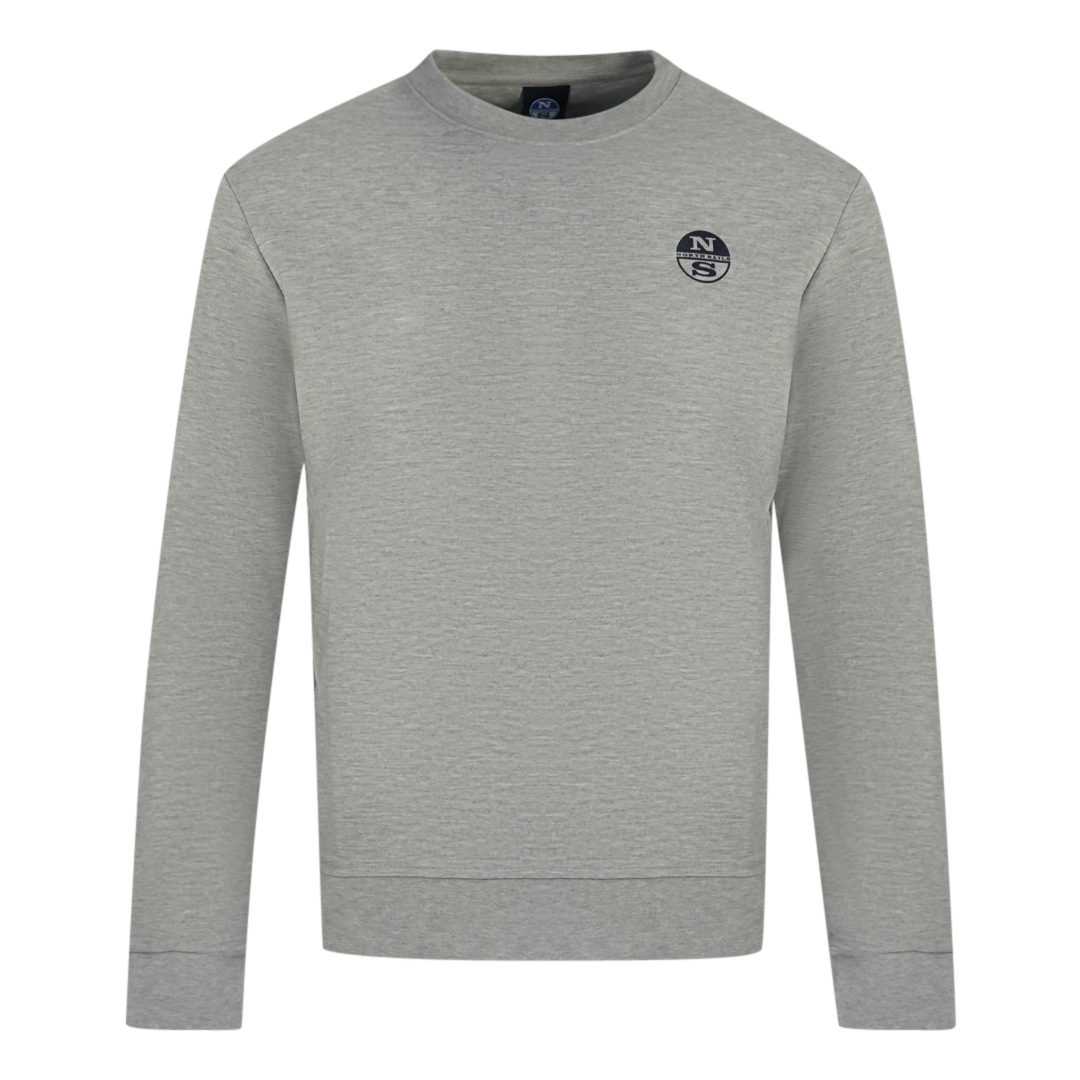 Thumbnail - North Sails Classic Crewneck Grey Jumper