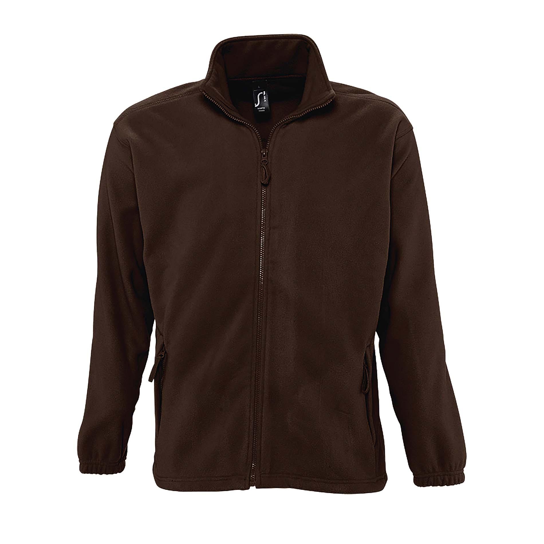 Mens North Full Zip Outdoor Fleece Jacket (Mörk choklad)