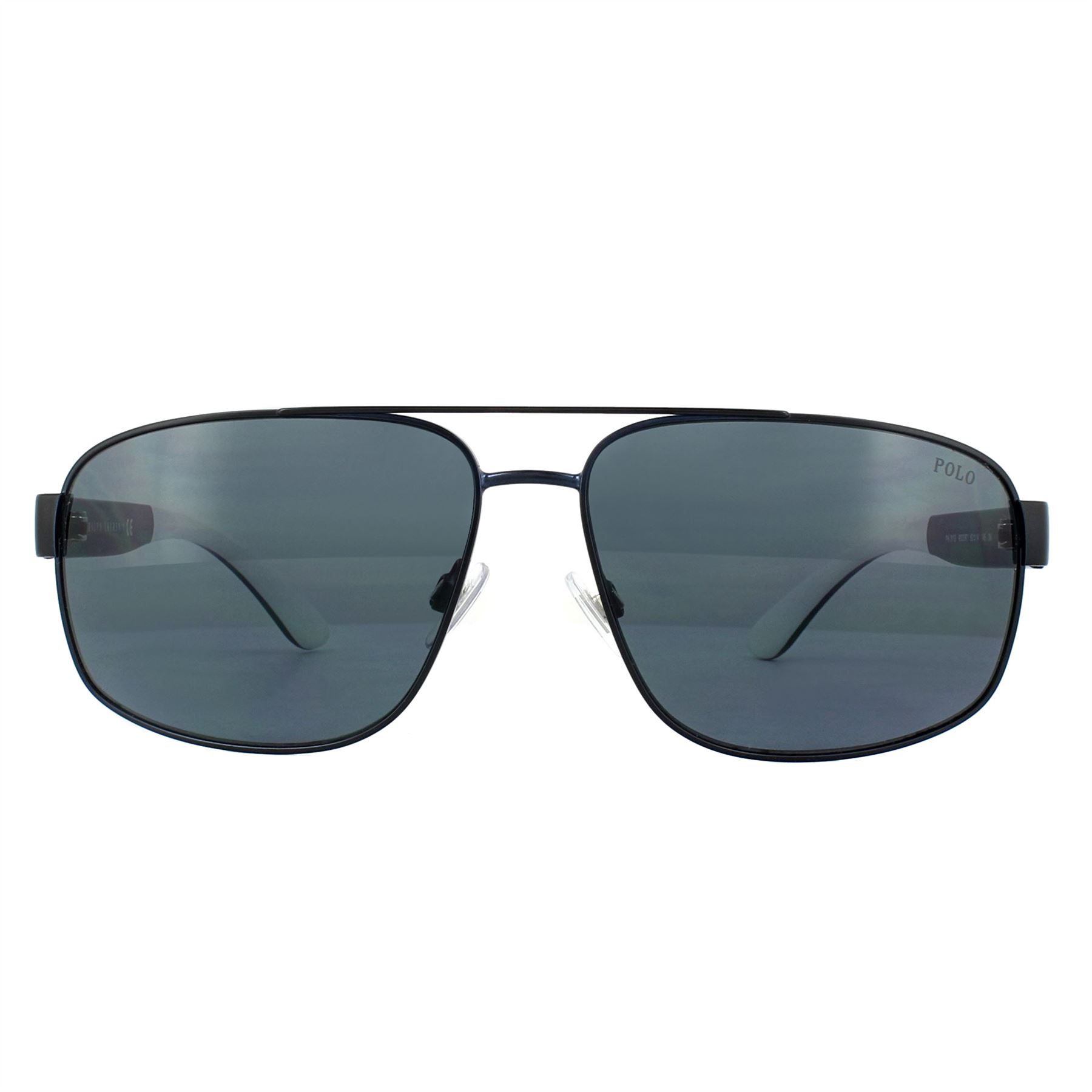 Polo Ralph Lauren Aviator Heren Matte Navy Blue Grey Zonnebril