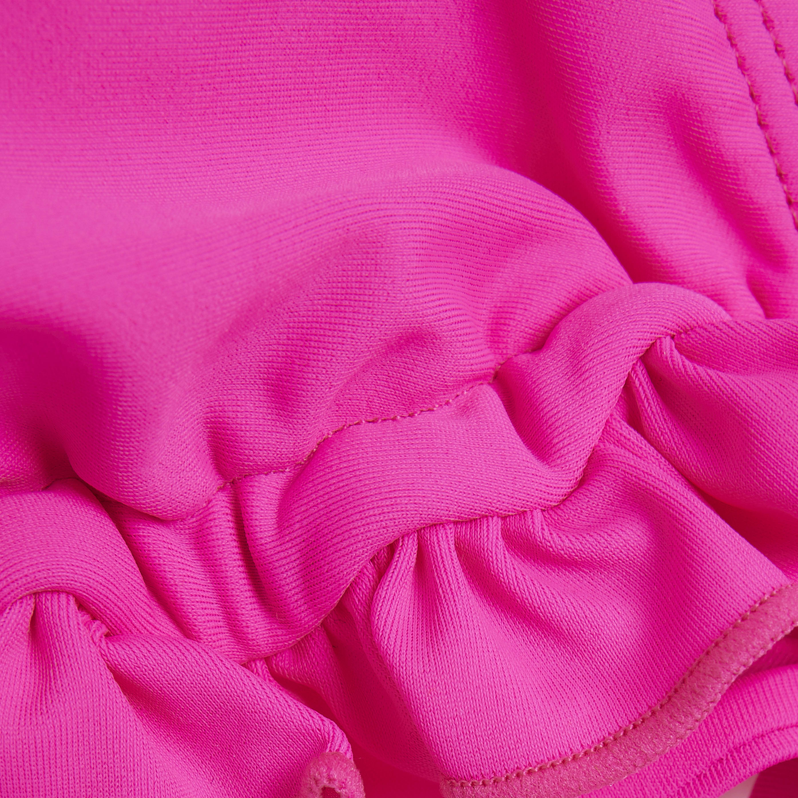 River Island Womens Bikini Top Pink Frill Triangle Swimwear