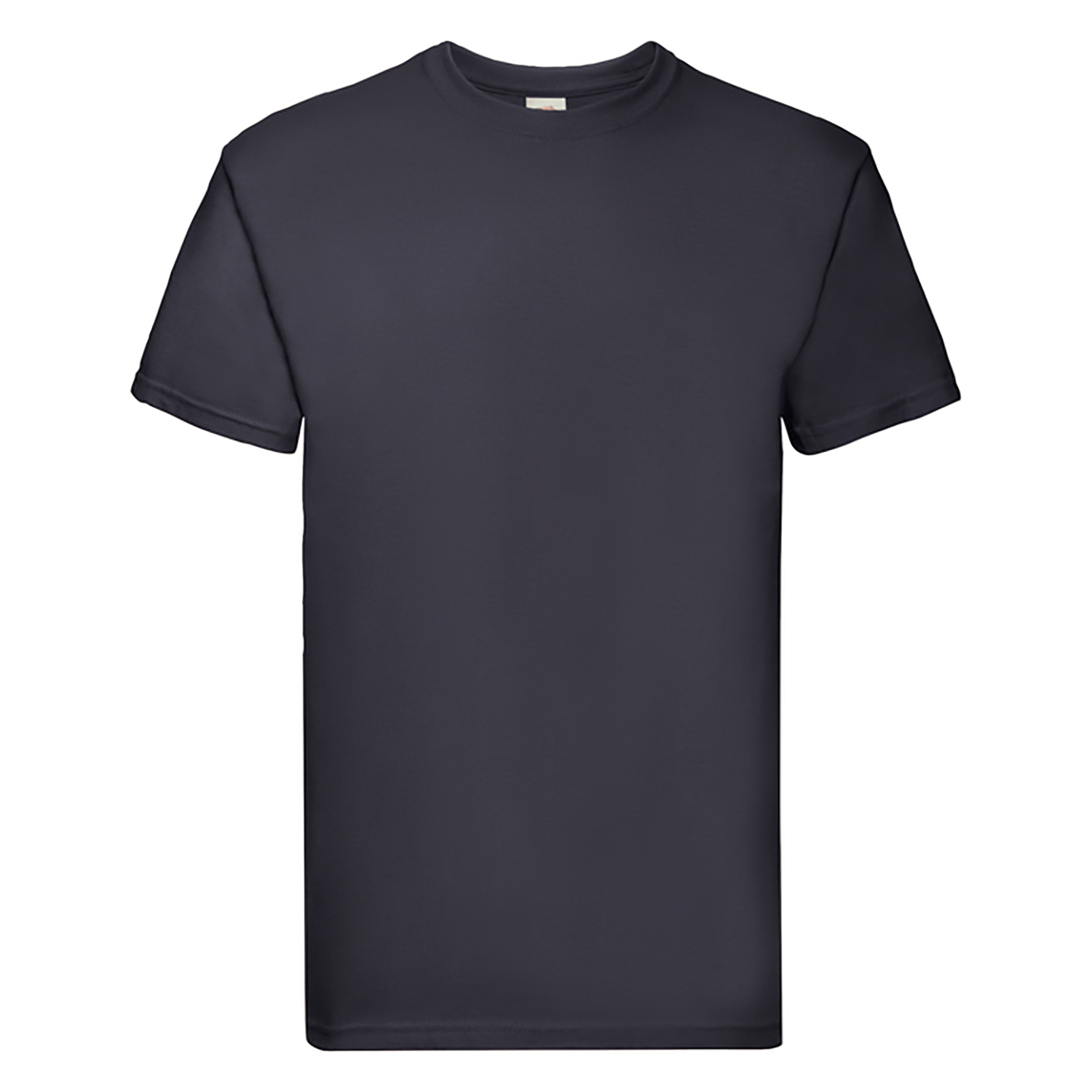 Thumbnail - Fruit Of The Loom Herren Super Premium Kurzarm Crew Neck T-Shirt (Deep Navy)