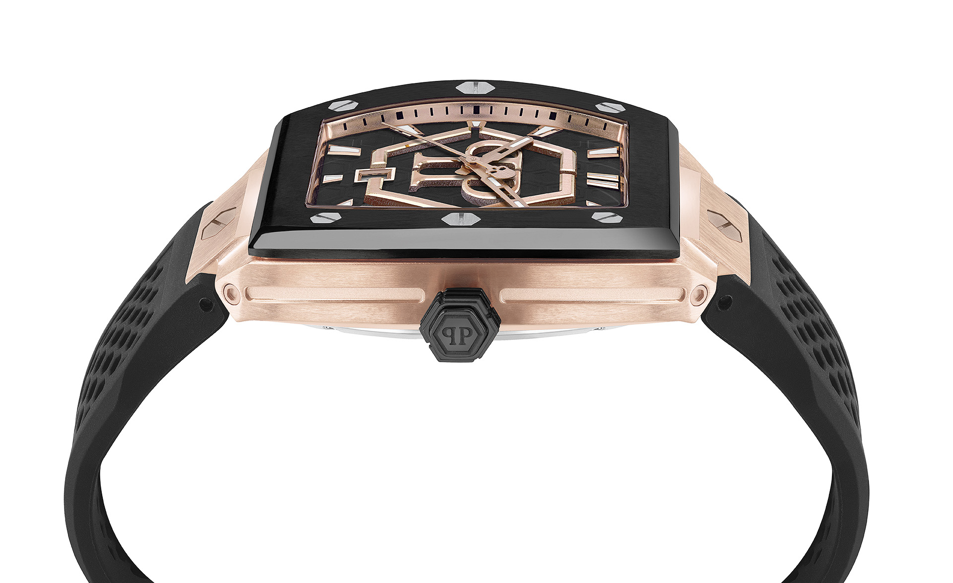 Philipp Plein The Hexagon Phantom Herrarmbandur Svart PWPUA0124 klockor – bild 2