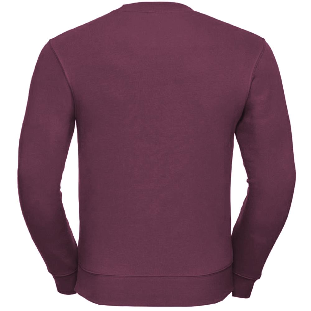 Russell Athletic Russell Authentic Sweatshirt för män (smalare skärning) (Bourgogne) herr – bild 2