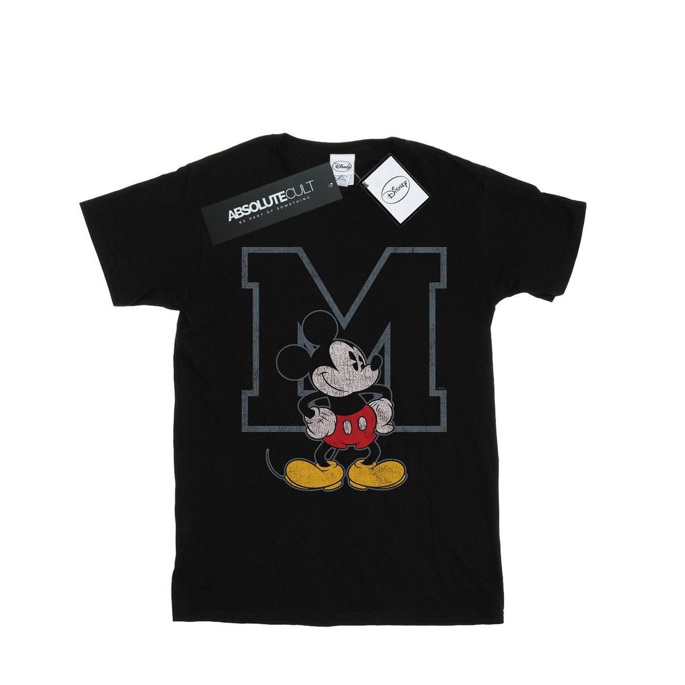 Disney - "Mickey Mouse Classic M" T-Shirt für Jungen (Schwarz)