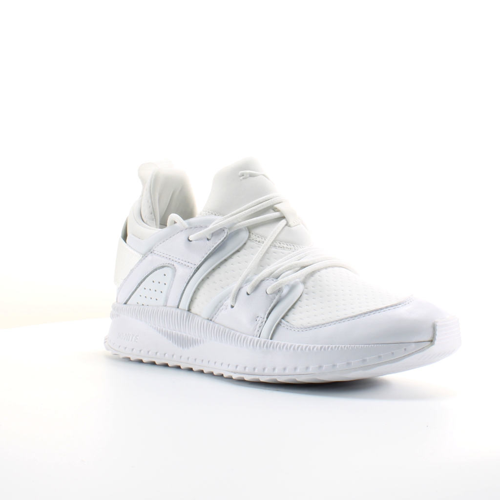 Puma TSUGI Blaze Meta Vit Textil Herrar Snörning Träningsskor 363744 01 – bild 2