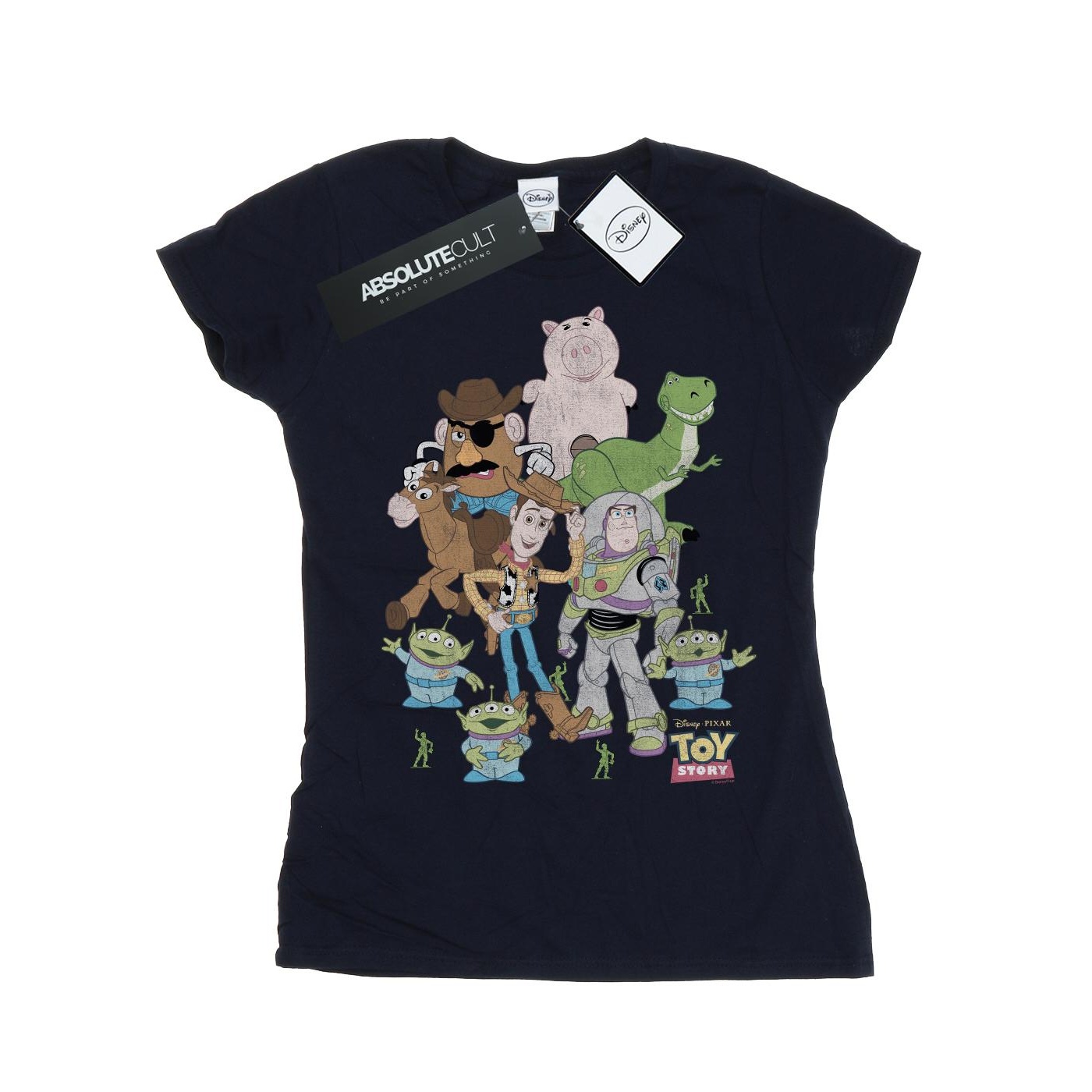 Thumbnail - Disney - "Toy Story Group" T-Shirt für Damen (Marineblau)