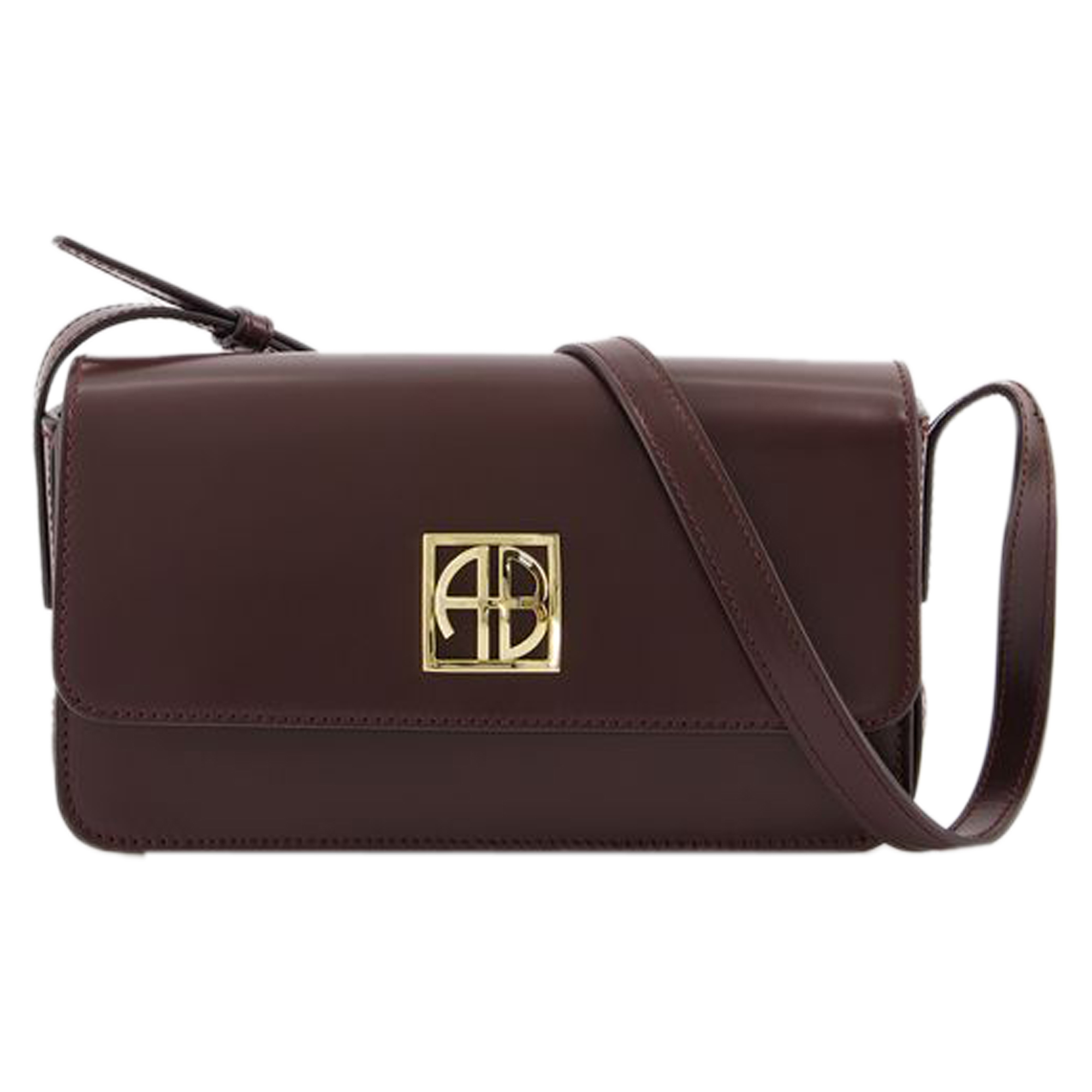 Anine Bing Elly Crossbody -  - Leer - Bourgondisch