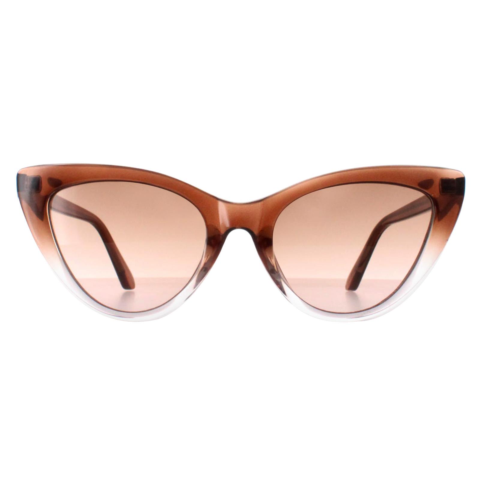 Guess Cat Eye Womens Brown Gradient GF6147 - One Size