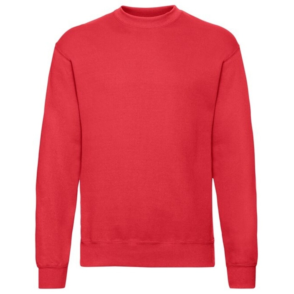 Thumbnail - Fruit of the Loom Herren Classic 80/20 Set-in Sweatshirt (Rot)