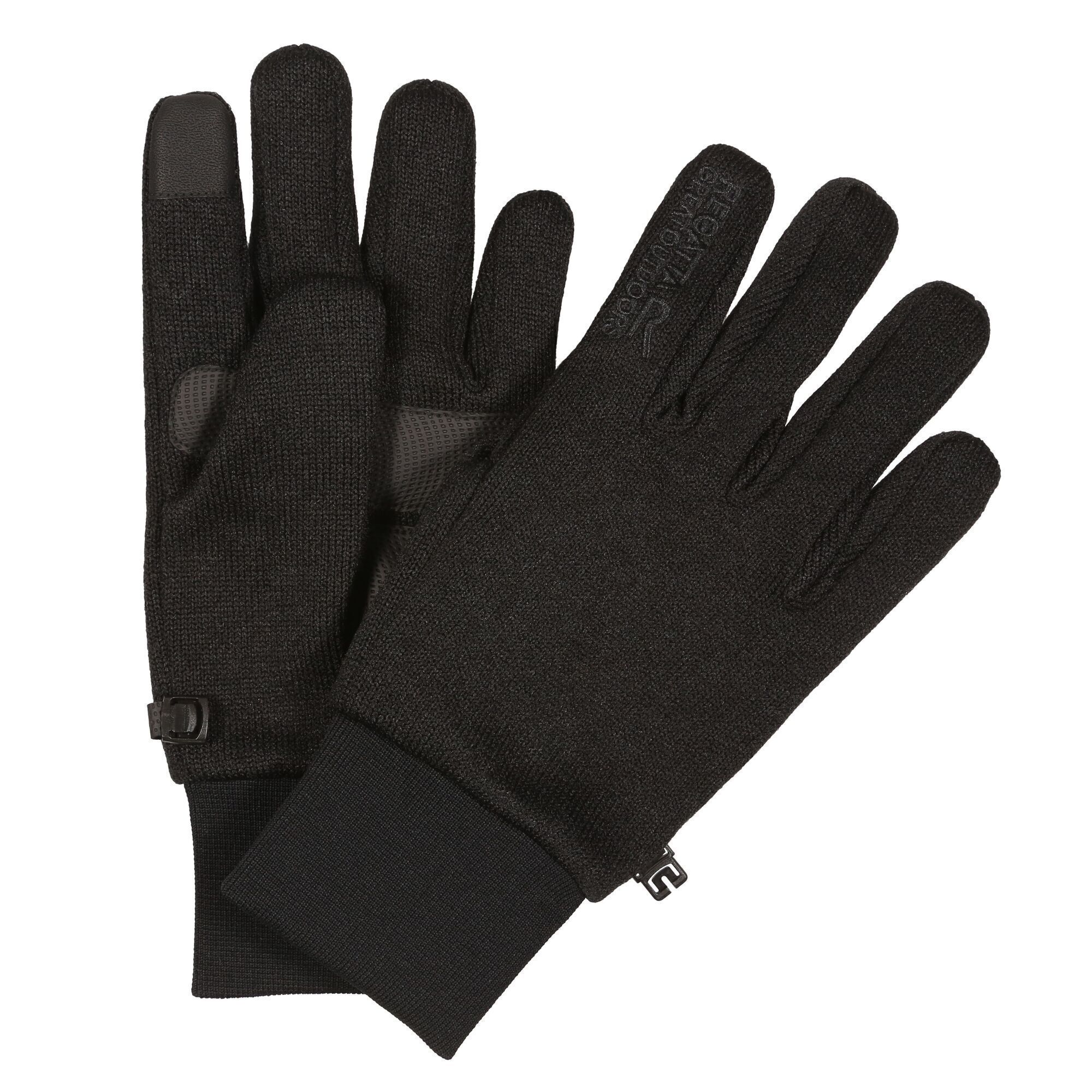 Regatta Mens Veris Winter Gloves (Black) - Size Small/Medium