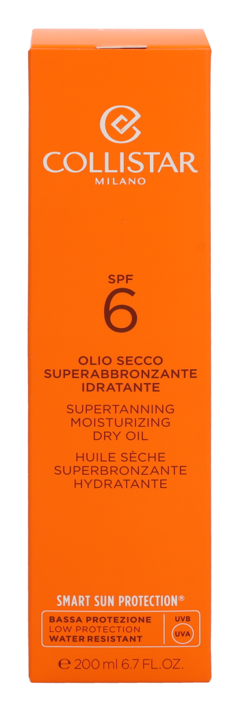 Collistar Supertanning återfuktande torrolja SPF6 solskydd dam – bild 2