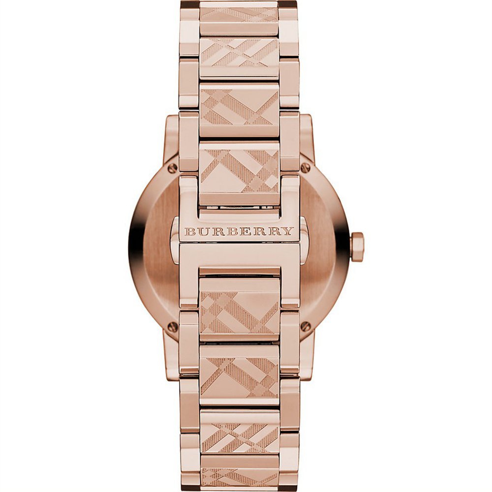 Burberry BU9146 The City Engraved Check Unisex-klocka herr – bild 2