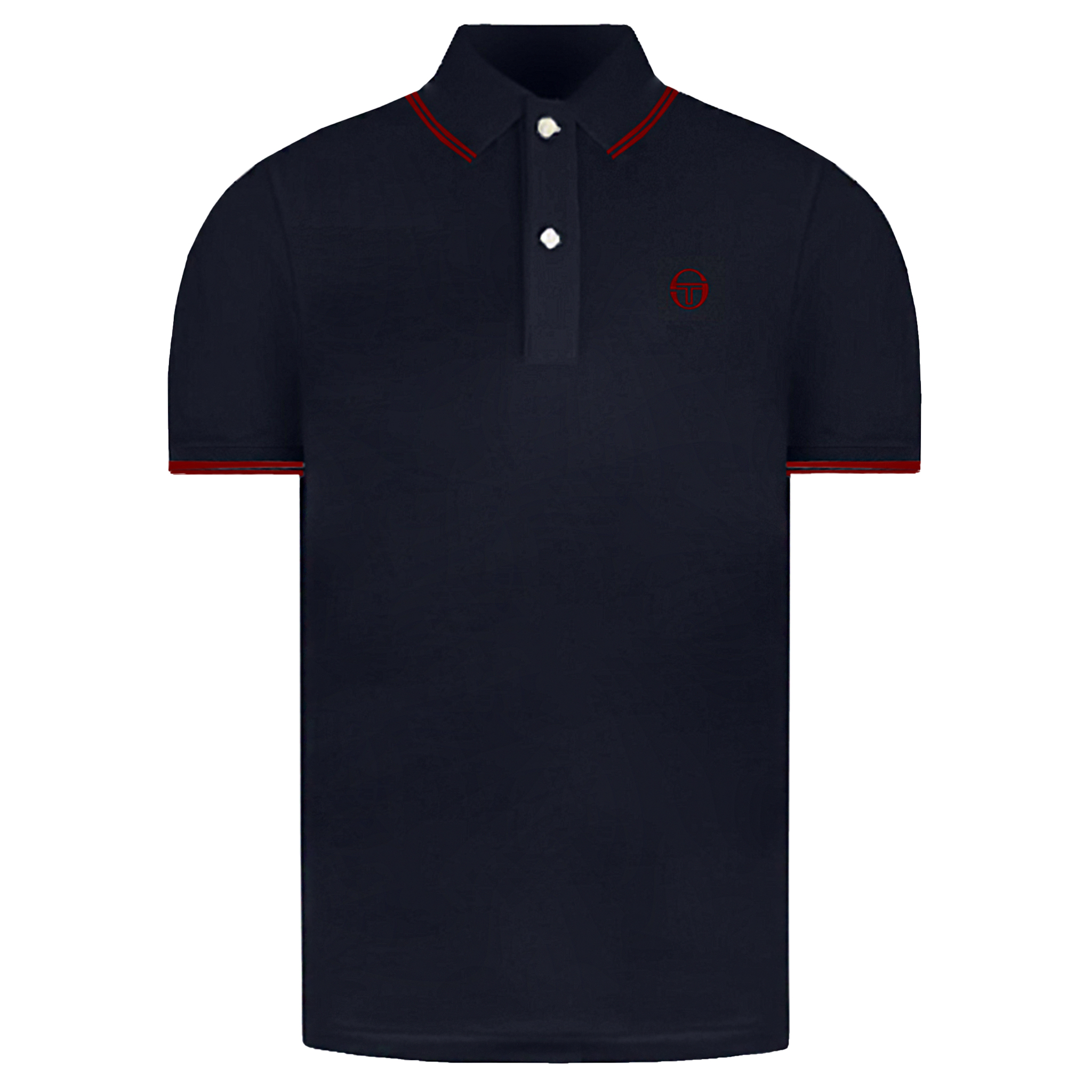 Thumbnail - Sergio Tacchini Iconic Herren Navy Polo Shirt