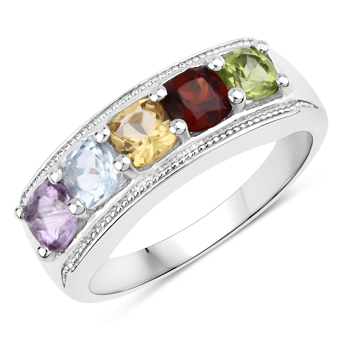 Rafaela Donata Womens Khushi Female Sterling Silver Ring - Size P
