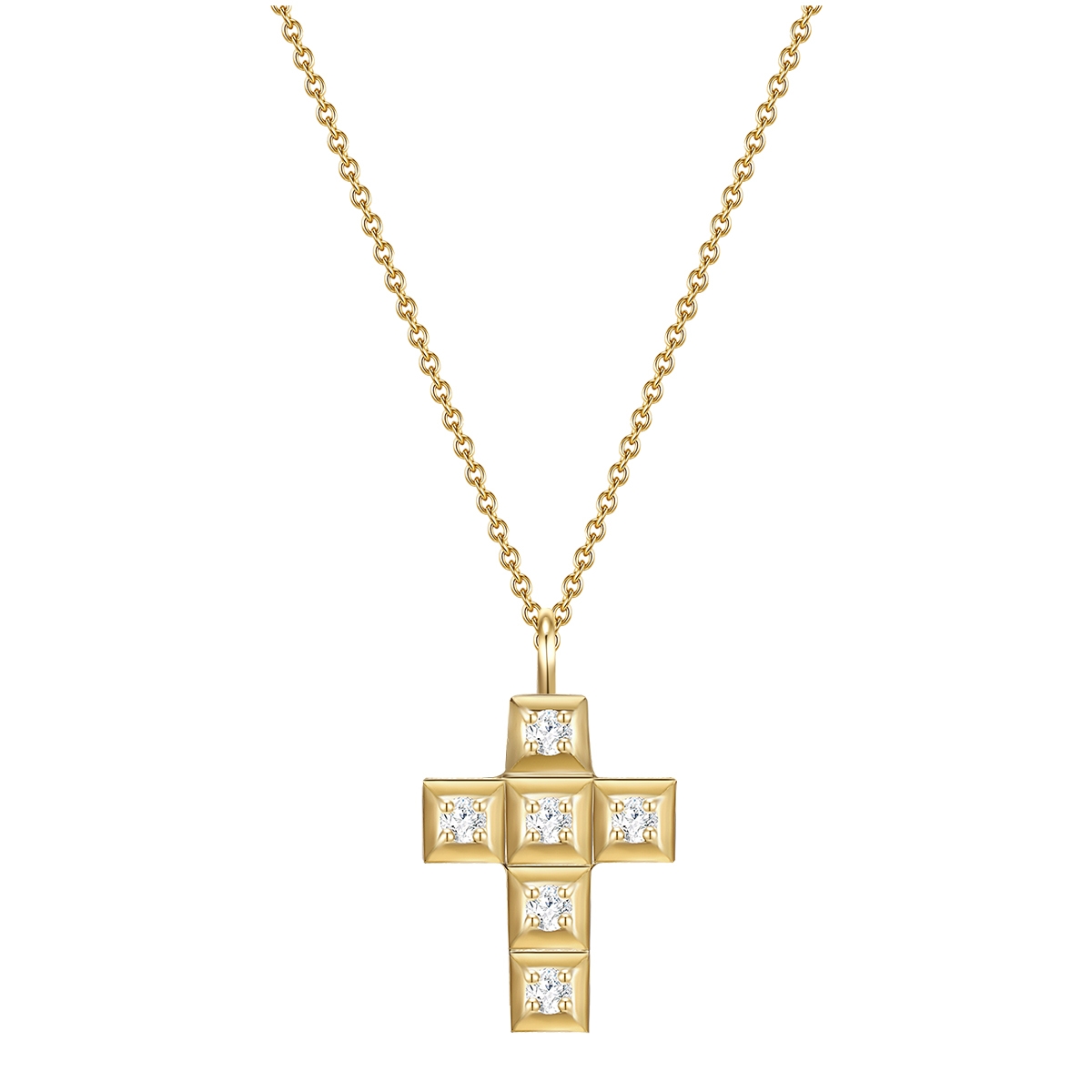 Glanzstücke München Womens Female Sterling Silver Necklace - Gold - One Size