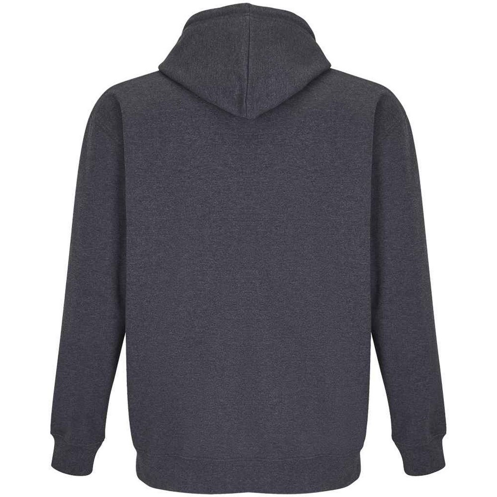 SOLS Unisex Vuxen Carter Hoodie med hel dragkedja (Charcoal Melange) dam – bild 2