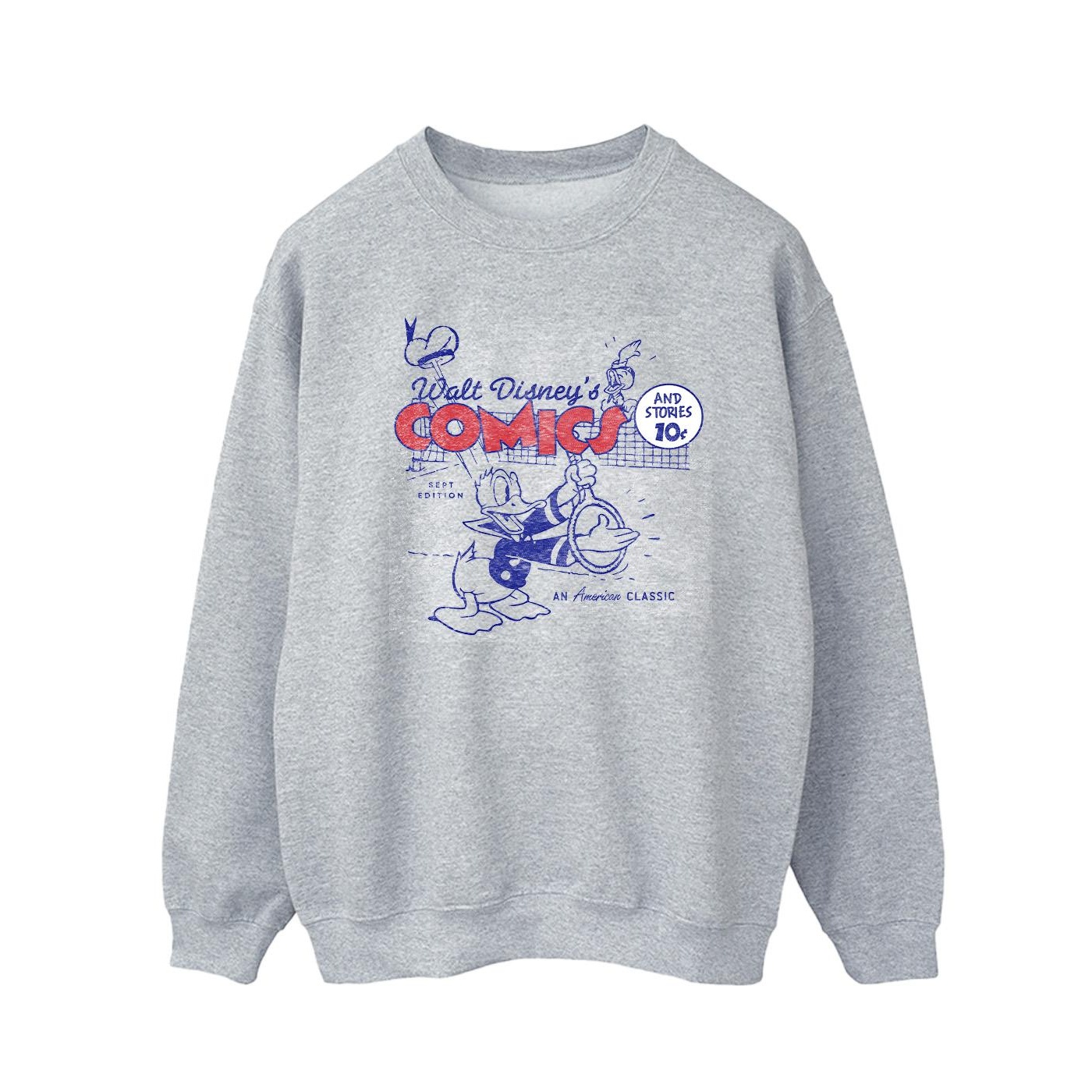 Thumbnail - Disney - "Donald Duck Comics" Sweatshirt für Herren (Grau)
