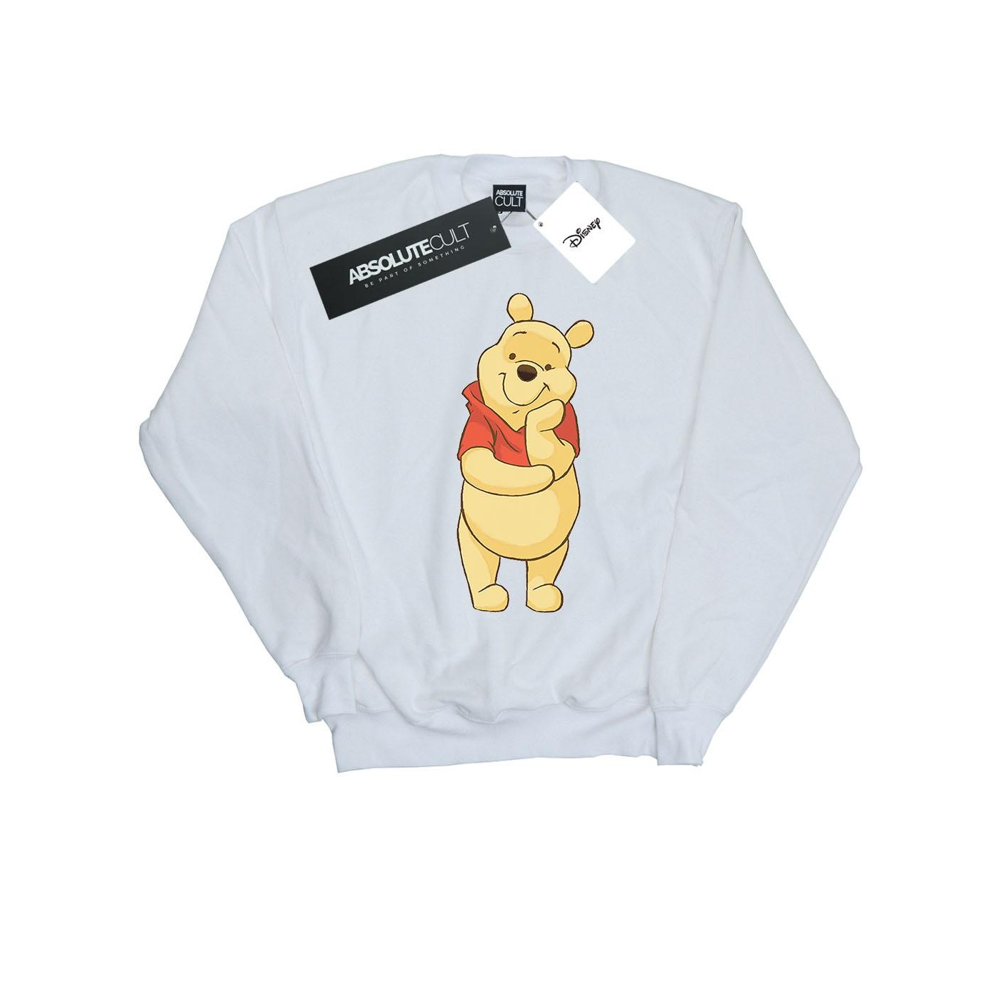 Thumbnail - Disney - "Winnie The Pooh Cute" Sweatshirt für Herren (Weiß)