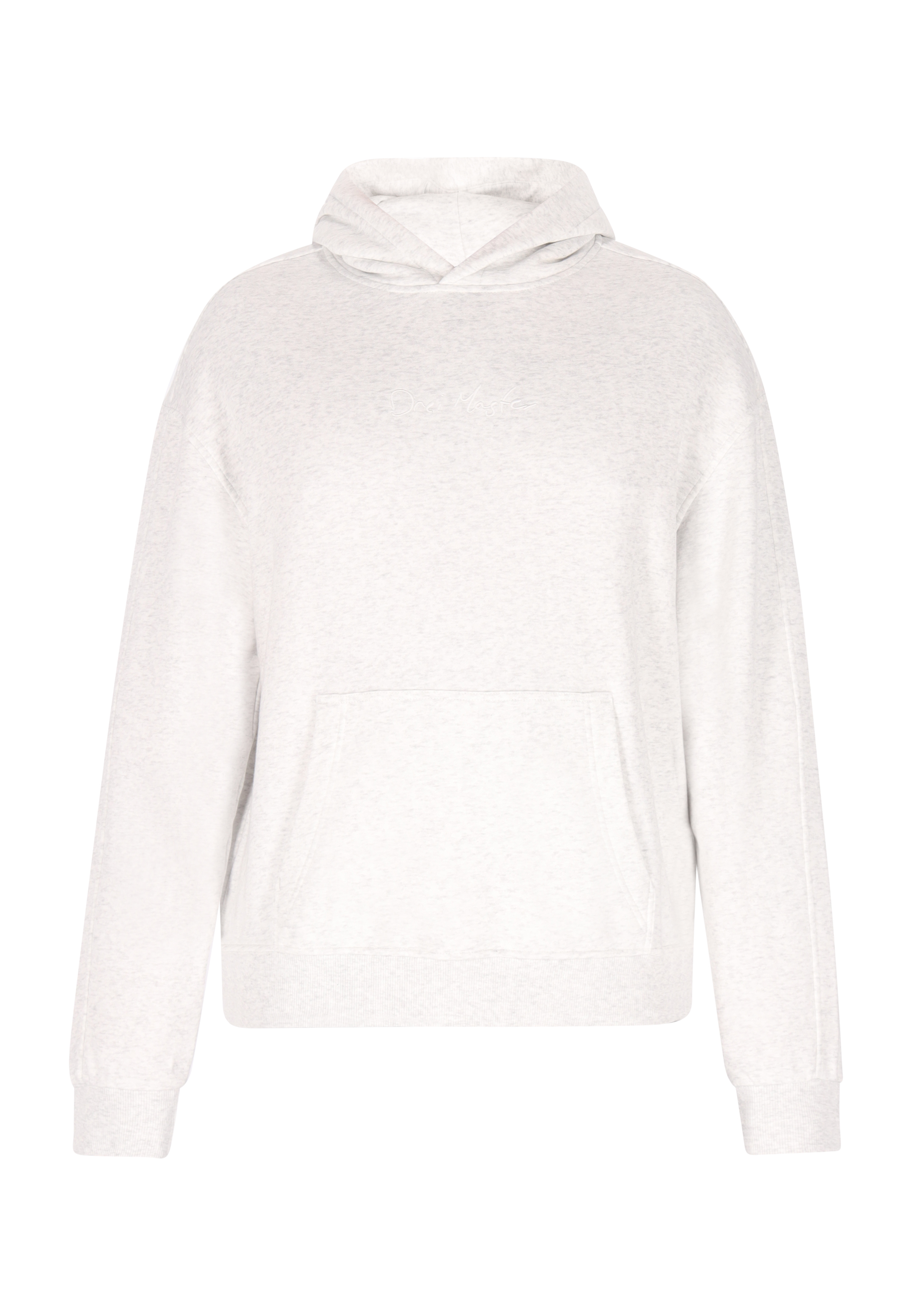 Dreimaster Sweatshirt Heren wol wit melange